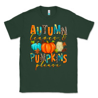 Sports Green autumn leaves and pumpkins please Classic Tee - Zillion Design Studio