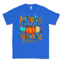 True Royal autumn leaves and pumpkins please Classic Tee - Zillion Design Studio