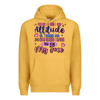 Mustard once i get an attitude Premium Hoodie - MaliasSmallBusiness