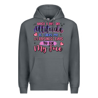 Rock once i get an attitude Premium Hoodie - MaliasSmallBusiness