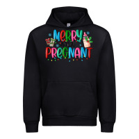 Black merry and pregnant Urban Hoodie - MaliasSmallBusiness