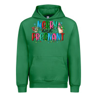 Emerald merry and pregnant Urban Hoodie - MaliasSmallBusiness