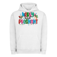 Pigment Lunar Rock merry and pregnant Urban Hoodie - MaliasSmallBusiness