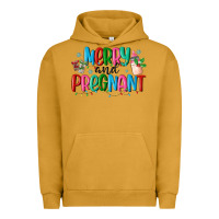 Pigment Peanut Butter merry and pregnant Urban Hoodie - MaliasSmallBusiness