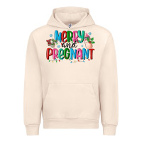 Merry And Pregnant Urban Hoodie | Teevron
