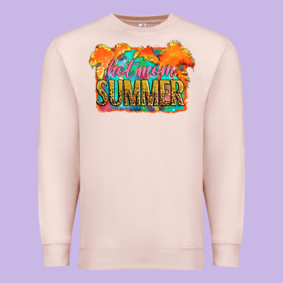 Hot Mom Summer Premium Sweatshirt Designed By Artiststas