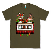 Army Green christmas cassette Classic Tee - FaDigitalArtStudio