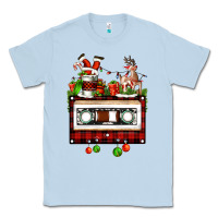 Dusty Blue christmas cassette Classic Tee - FaDigitalArtStudio