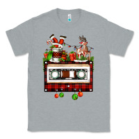 Heather Grey christmas cassette Classic Tee - FaDigitalArtStudio