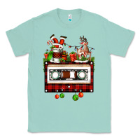 Seafoam christmas cassette Classic Tee - FaDigitalArtStudio