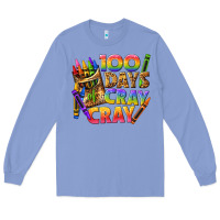 Colony Blue 100 days of cray cray tbw Long Sleeve Tee - texasbilliewilder