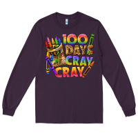 Plum 100 days of cray cray tbw Long Sleeve Tee - texasbilliewilder