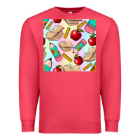 Cardinal school seamless pattern Premium Sweatshirt - BundleAndBundleShop