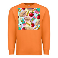 Carrot school seamless pattern Premium Sweatshirt - BundleAndBundleShop