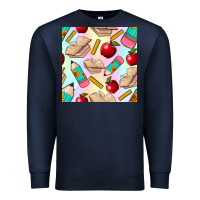 School Seamless Pattern Premium Sweatshirt | Teevron