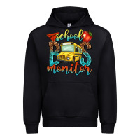 Black school bus monitor Urban Hoodie - NancyCooperArtShop