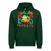 Forest Green school bus monitor Urban Hoodie - NancyCooperArtShop