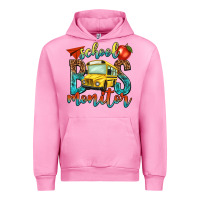 Fuchsia Pink school bus monitor Urban Hoodie - NancyCooperArtShop