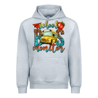 Heather Grey school bus monitor Urban Hoodie - NancyCooperArtShop