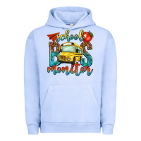 Pigment Grape Ice school bus monitor Urban Hoodie - NancyCooperArtShop