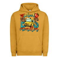 Pigment Peanut Butter school bus monitor Urban Hoodie - NancyCooperArtShop