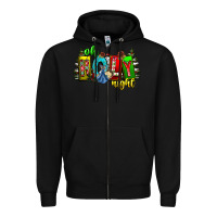 Black oh holy night Zipper Hoodie - CowhideDigitalArt