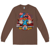 Chestnut 4th of july gnomes farm truck Long Sleeve Tee - Zillion Design Studio