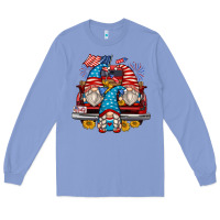 Colony Blue 4th of july gnomes farm truck Long Sleeve Tee - Zillion Design Studio
