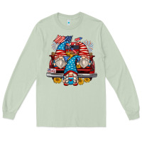 Matcha 4th of july gnomes farm truck Long Sleeve Tee - Zillion Design Studio