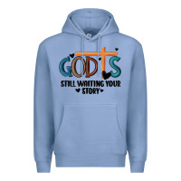 Colony Blue god is still waiting your story Premium Hoodie - MaliasSmallBusiness