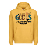 Mustard god is still waiting your story Premium Hoodie - MaliasSmallBusiness