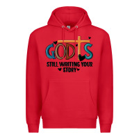 Red god is still waiting your story Premium Hoodie - MaliasSmallBusiness