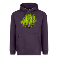 Plum halloween patch Heavyweight Hoodie - BundleAndBundleShop
