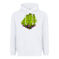 White halloween patch Heavyweight Hoodie - BundleAndBundleShop