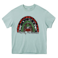 Arona Merry Christmas rainbow Heavy Core Tee - CowhideDigitalArt
