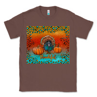 Chestnut thankful with turkey and pumpkins Classic Tee - RanaPortraitStore