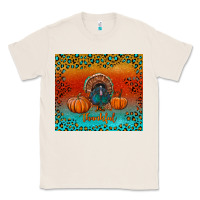 Natural thankful with turkey and pumpkins Classic Tee - RanaPortraitStore