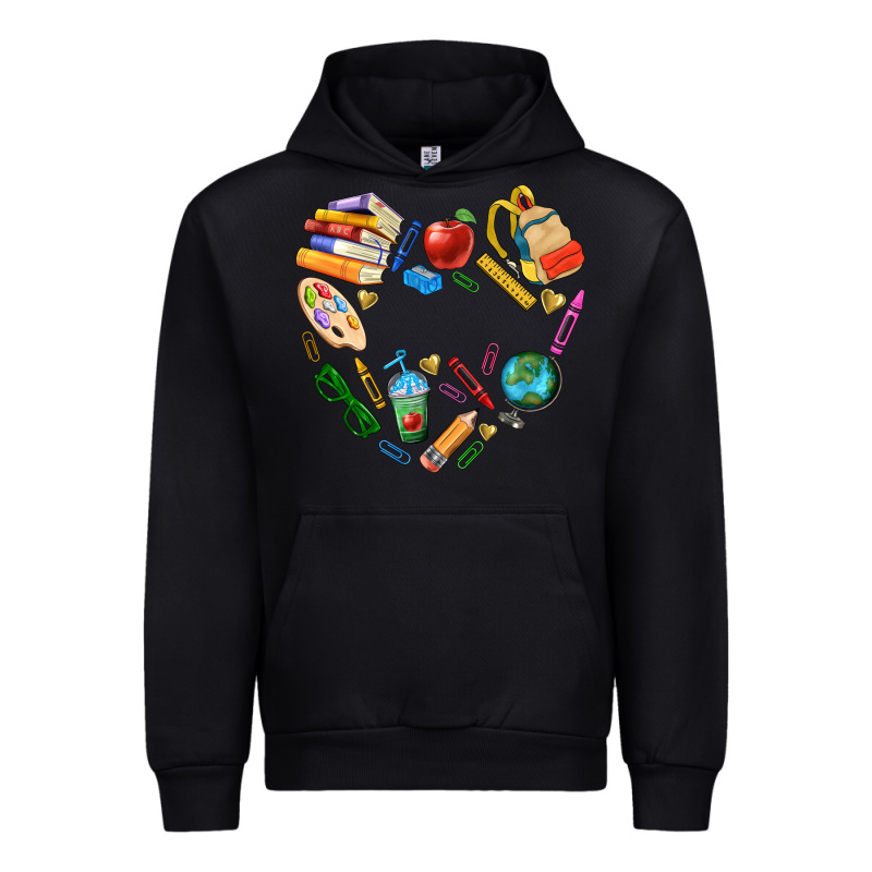 Teacher Heart Custom Urban Hoodie by NancyCooperArtShop | Teevron