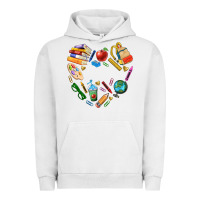 Pigment Lunar Rock teacher heart custom Urban Hoodie - NancyCooperArtShop
