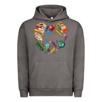 Pigment Tornado teacher heart custom Urban Hoodie - NancyCooperArtShop