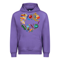 Tulip teacher heart custom Urban Hoodie - NancyCooperArtShop