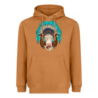 Meerkat hereford indian headdress Heavyweight Hoodie - JahusDesignShop