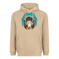 Mushroom hereford indian headdress Heavyweight Hoodie - JahusDesignShop