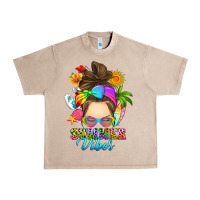 French Oak messy bun summer vibes Urban Heavy Tee - RanaPortraitStore