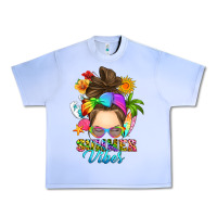 Grape Ice messy bun summer vibes Urban Heavy Tee - RanaPortraitStore