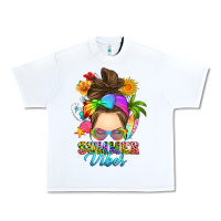 White messy bun summer vibes Urban Heavy Tee - RanaPortraitStore