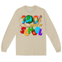 Mushroom 100 days of school Long Sleeve Tee - texasbilliewilder