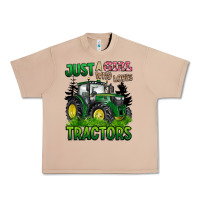 Burro just a girl who loves tractors Urban Heavy Tee - BarkalooDesign