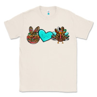 Natural peace love thanksgiving turkey Classic Tee - RanaPortraitStore