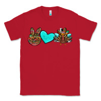 Red peace love thanksgiving turkey Classic Tee - RanaPortraitStore